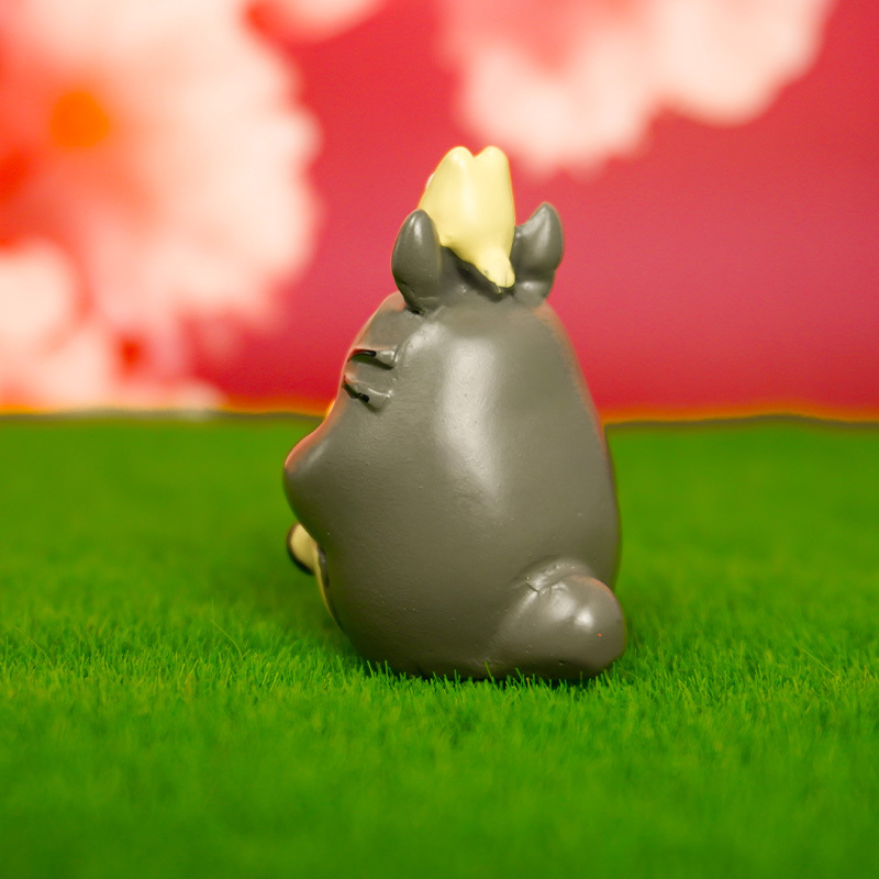 Decoración de paisajismo de estilo explosivo Hayao Miyazaki Totoro Adornos de mesa Acuario hecho a mano