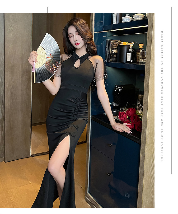 2023 Sexy Slimming Slit Long Dress Nightclub Evening Gown Cheongsam 5946GT536_ecoleips.com