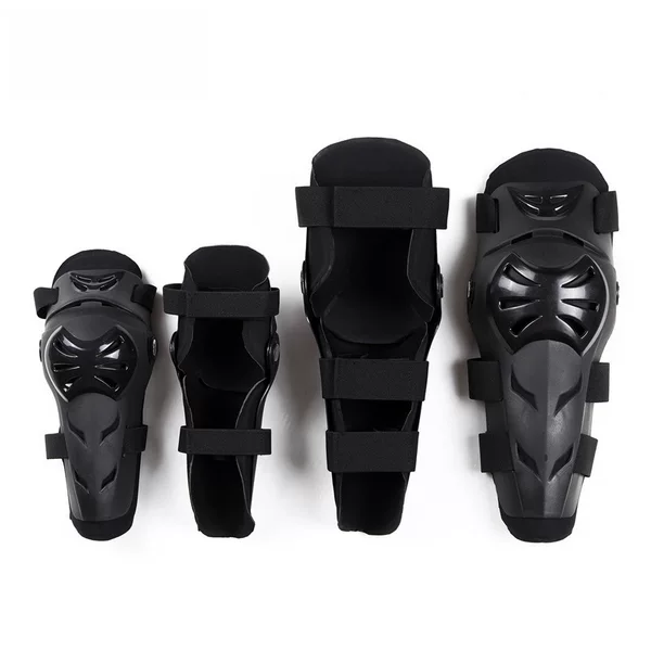 Motorcycle Knee Pads, Elbow Pads, Rider Outdoor Sports Protective Gear, Off-Road Riding Racing Sports Elbow Pads and Knee Pads, Four-Piece Set