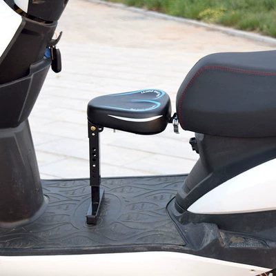 Motorcycle child seat, for electric motorcycles and - new-blue-triangular-single-seat-comes-with-anti-collision-pad