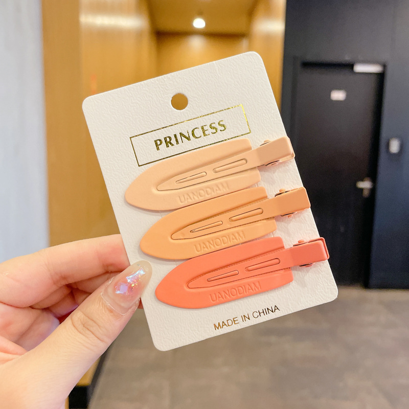 ネット赤洗顔化粧髪クリップ無痕髪カード砕髪前髪クリップサイドクリップ女性韓国アヒル口クリップ一字クリップ