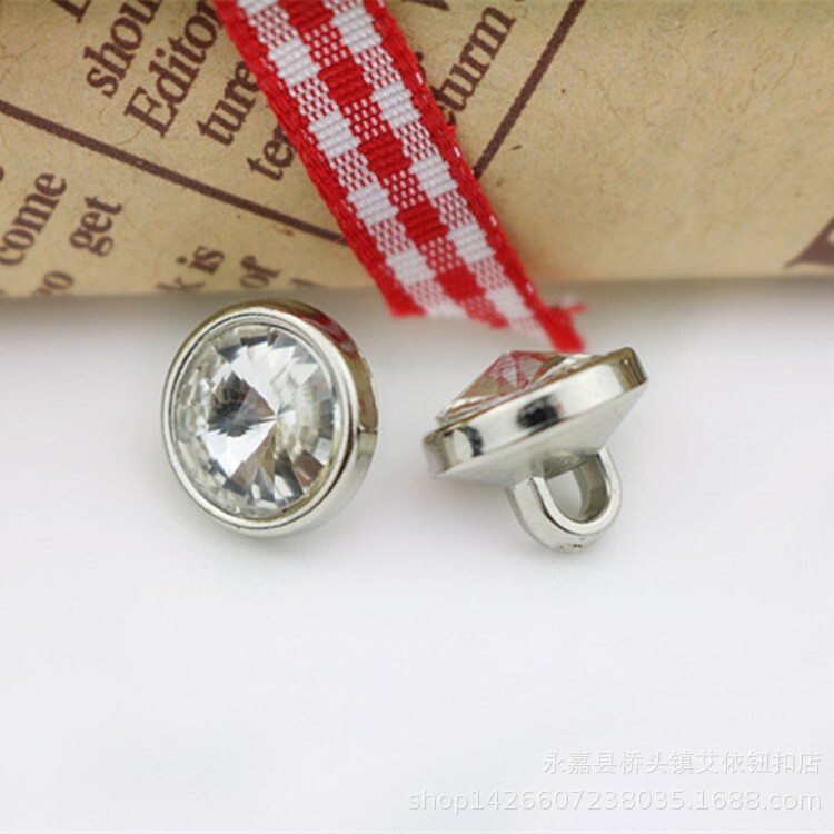 Tall Abs Plastic Inlaid Acrylic Diamond Combination Shirt Buttons Shirt Buttons Crystal Diamond Buttons