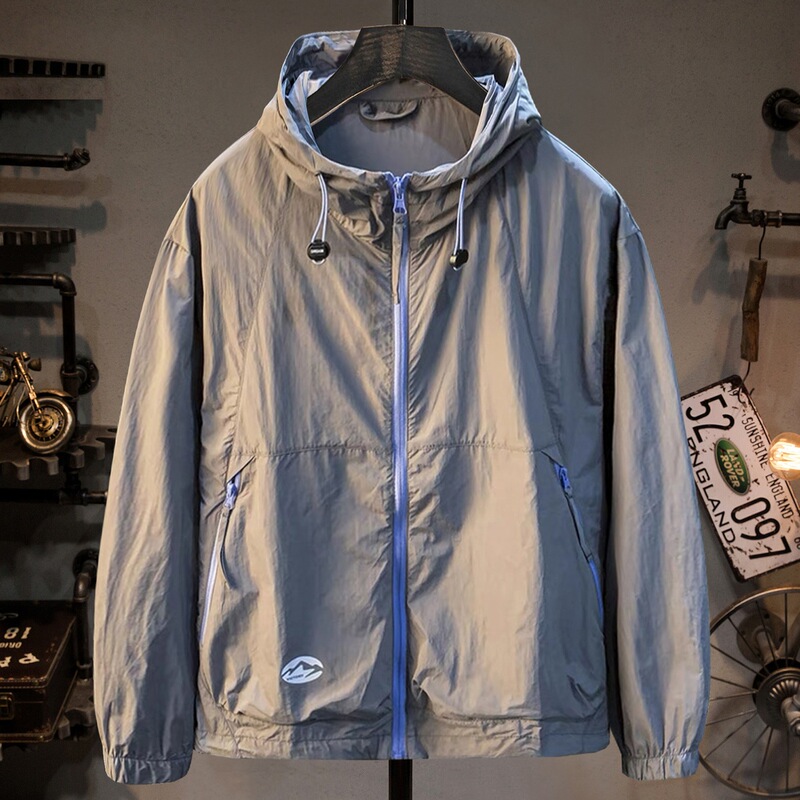 High-End American Retro Thin Breathable Fashionable Sun Protection Clothing for Men, New Summer Outdoor Loose Casual Jacket High-End American Retro Thin Breathable Fashionable Sun Protection Clothing for Men, New Summer Outdoor Loose Casual Jacket
