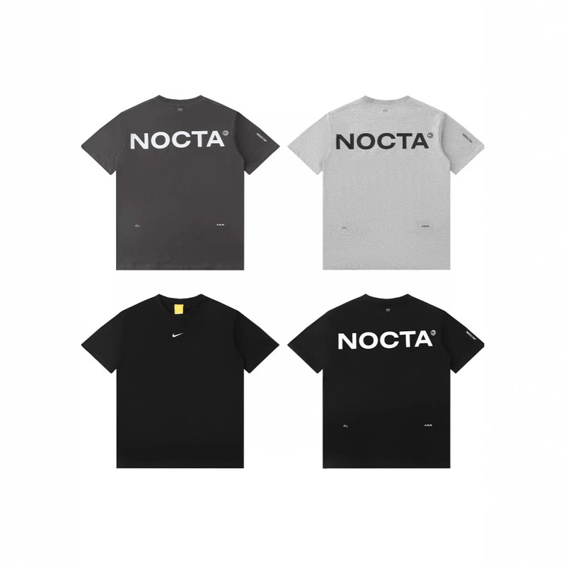 25SS Summer Small Hook Joint NOCTA Couple Sports Leisure Crewneck Printed Short-sleeved T-shirt Trendy