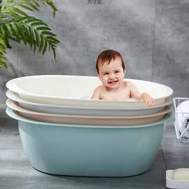 婴儿洗澡盆浴盆宝宝幼儿坐躺大号浴桶小孩家用儿童用品厂一件批发