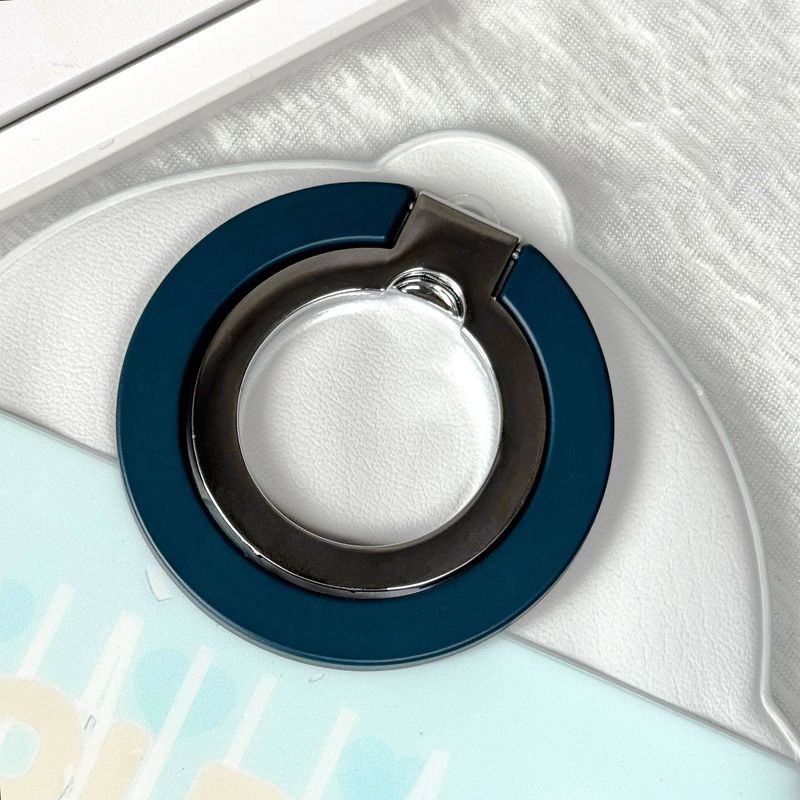 新しい二軸 magsafe 磁気リングバックル折りたたみ携帯電話ホルダー強力なバックステッカーメタル磁気リングホルダー|undefined
