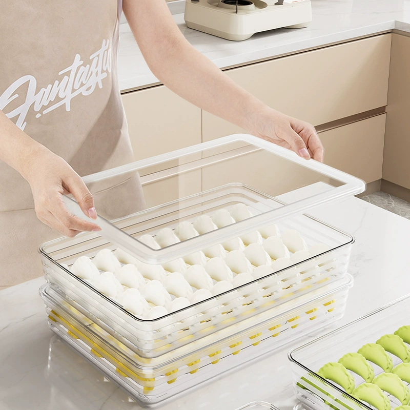 Коробка для морозильной камеры для пельменей, пищевая коробка для хранения яичных пельменей, морозильная камера, специальный холодильник, ящик для хранения, коробка для пельменей