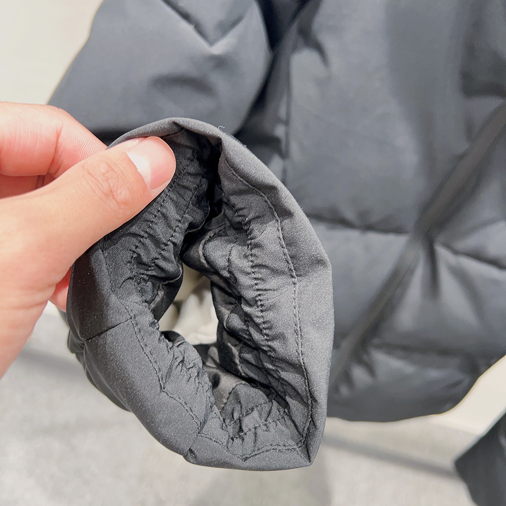 Abbigliamento maschile Giacca con cappuccio e stampa offset con taglio tridimensionale_voghion.com