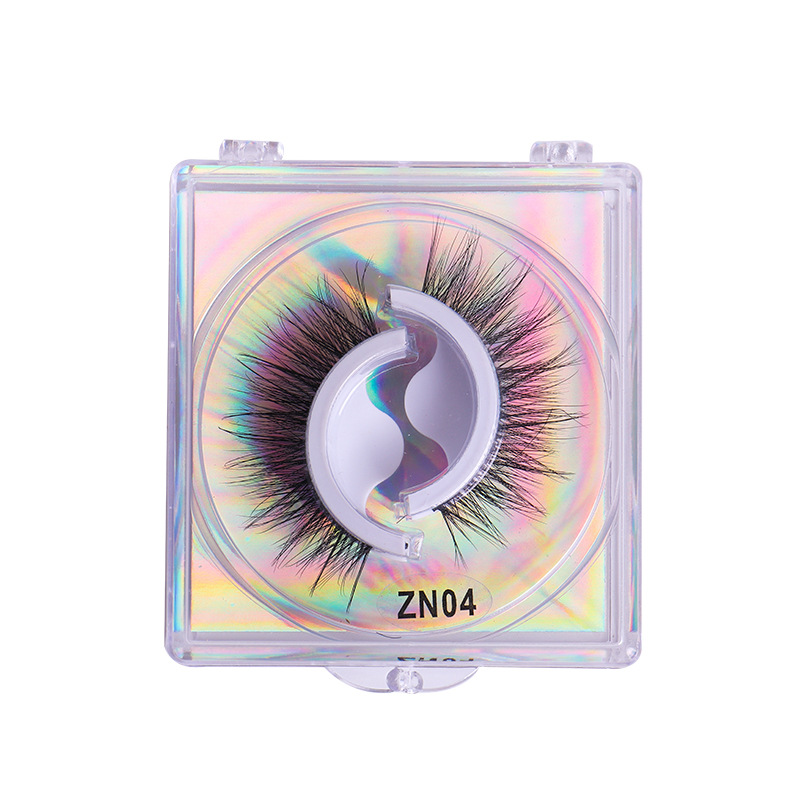 Venta caliente transfronteriza sin pegamento autoadhesivo pestañas postizas reutilizables pestañas perezosas pestañas rizadas naturales al por mayor