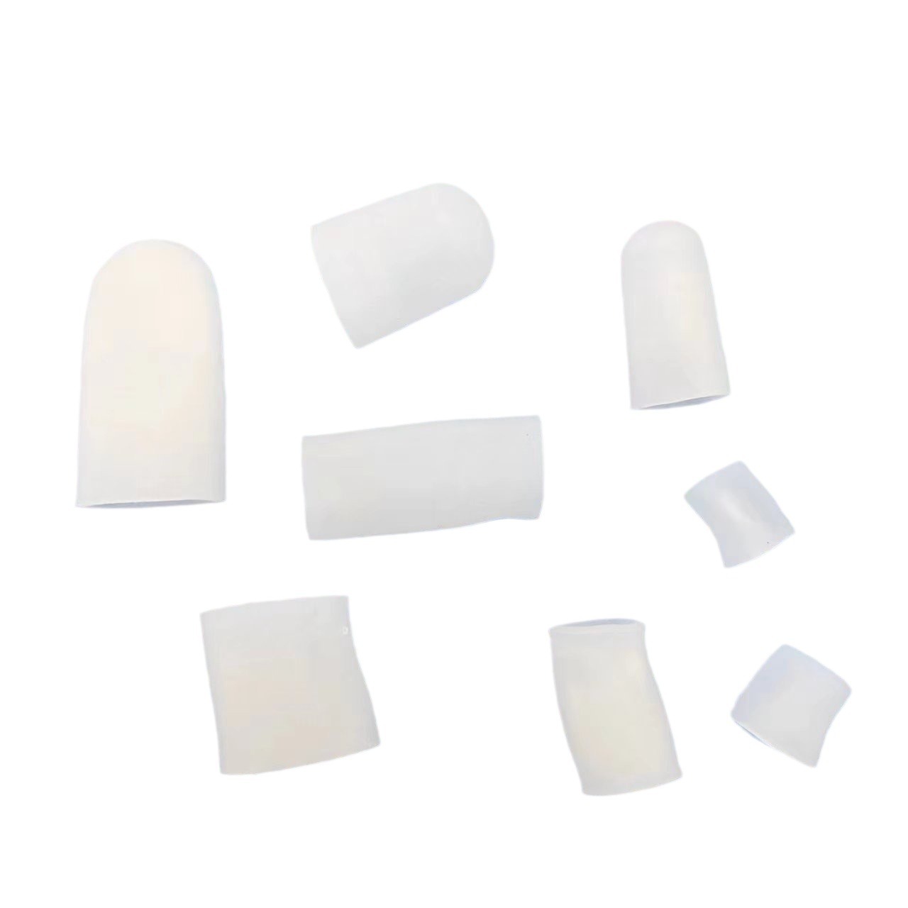 Cubierta del dedo del pie de silicona cubierta de cuidado del pulgar cubierta del dedo del pie cubierta protectora del dedo gordo valgus cubierta del dedo del pie superpuesta