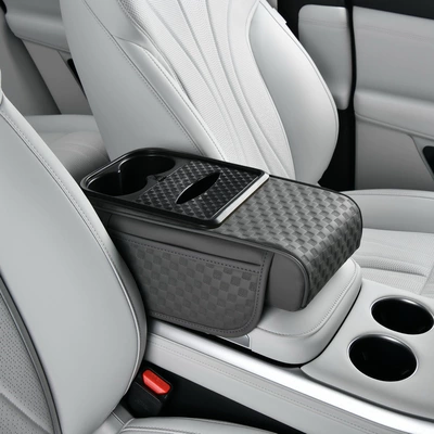 Armrest Box Pad Booster Pad: Armrest box pad - grey