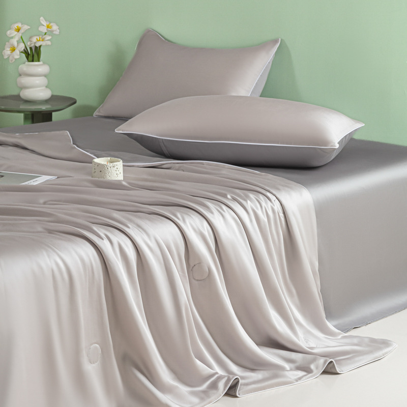 대마줄 여름이불 - 그린그레이 + 고급그레이