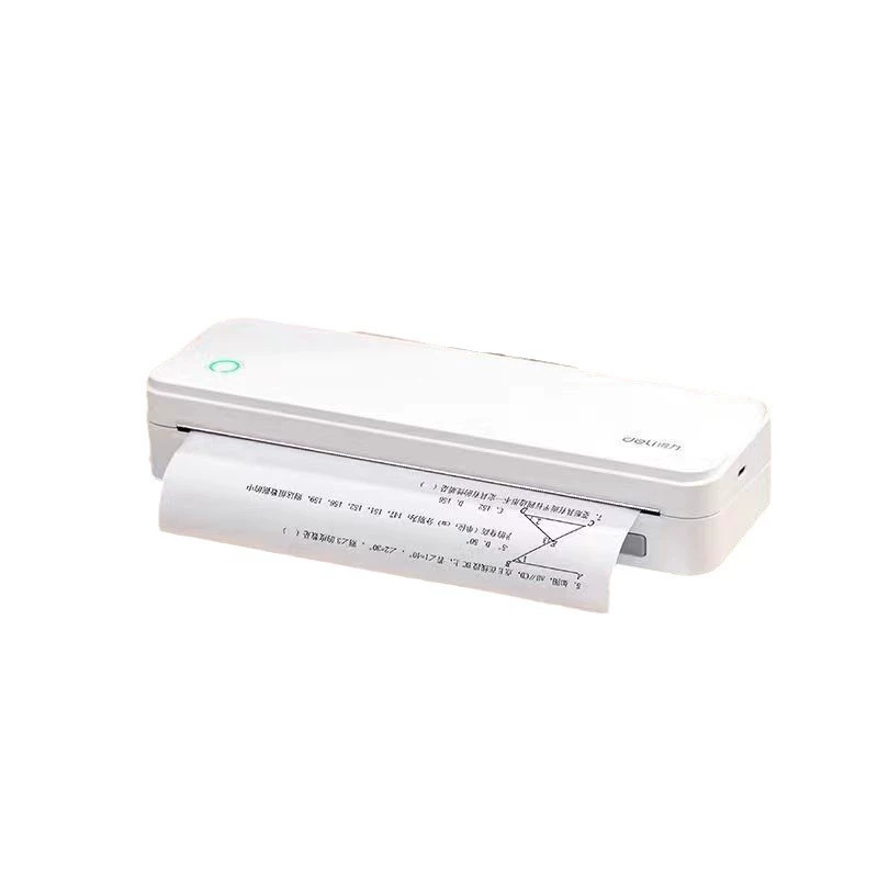 Deli X8 Family Small Faculture Printer Student Portable A4 Learning Test Paper Operation HD Print Bluetooth