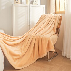 無地の毛布、ミルクベルベットの毛布、冬用ブランケット、刺繍ロゴ入り、オフィスでの昼寝、エアコン付きの部屋での昼寝、家庭用昼寝毛布、快眠