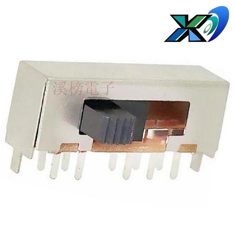 四档拨动开关侧拨 4档拨动开关4位侧拨双排 四位侧拨滑动开关