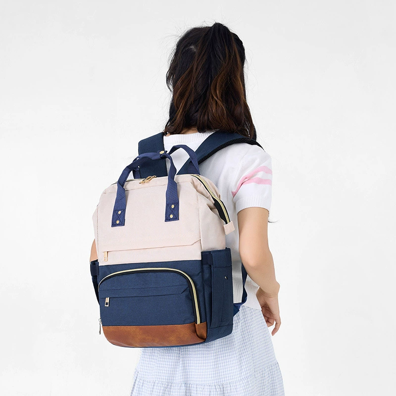 Capacious high quality trend backpack for mother and baby