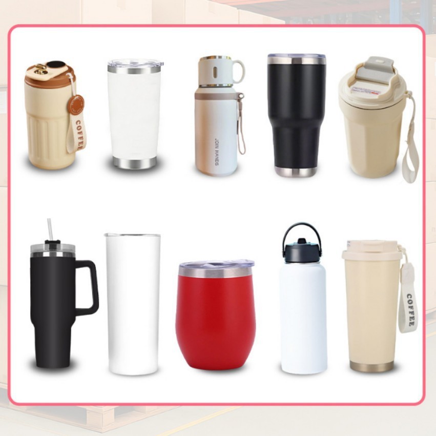 Inventario transfronterizo letras ocultas 40oz taza de automóvil mango de paja taza de aislamiento de frío Taza de aislamiento de hielo Big Mac Taza personalizada
