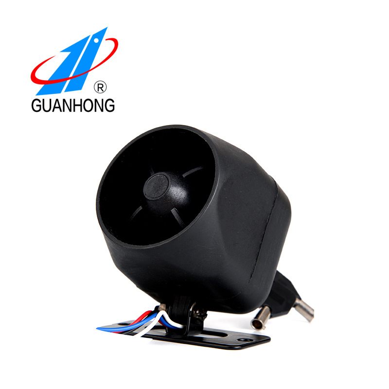 批发汽车防盗报警器单音6音语音喇叭防断电防剪消防警报器高分贝