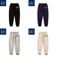 GA2025春秋新款logo刺绣束脚裤休闲宽松卫裤情侣男女同款