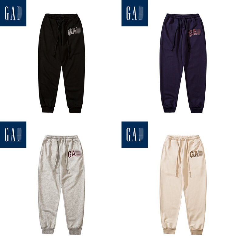 Ga2025 Spring & Fall New Logo Embroidered Leggings Casual Loose Sweatpants for Couples, Same Style for Men and Women