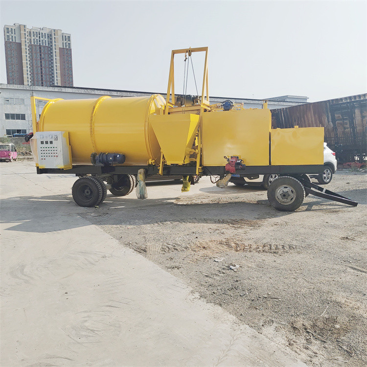 牵引式沥青拌和机 路面综合养护车 路貌整治用稳定土搅拌机