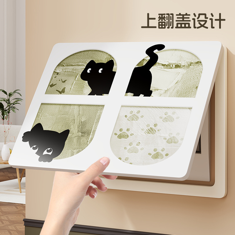 メーターボックス装飾画 2025 新しい配電ボックスボックスブロック吊り絵画パンチングスイッチなし壁画ライト高級ハイエンド|undefined
