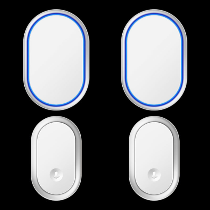 无线门铃入户门二拖二家用门铃远距离电子门铃智能遥控老人呼叫器