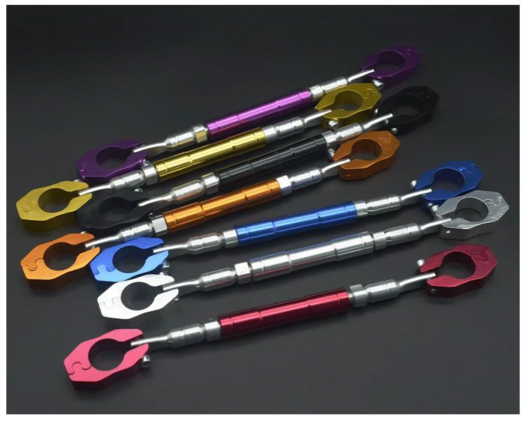 Motorcycle faucet handlebar crossbar little monkey pull rod bracket expansion Balance Bar modified off-road calf reinforcement bar