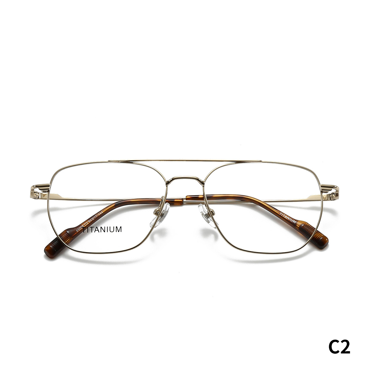 STUDIOMUKU gafas de madera cool aire abierto cuadrado marco de gafas de doble haz cómodos marco de gafas de negocios ultraligero