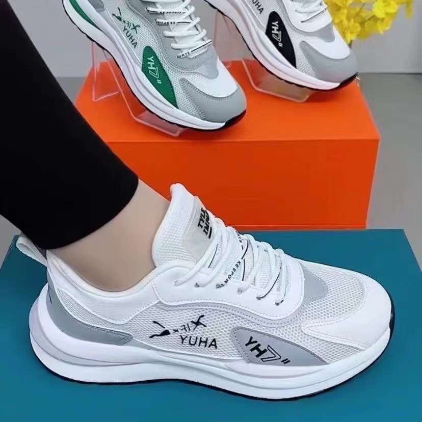 메쉬 화이트 그레이