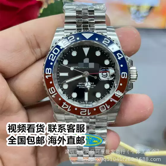 Factory direct C factory Greenwich GMT Coke ring 3285 automatic mechanical watch waterproof men's watch luminous watch