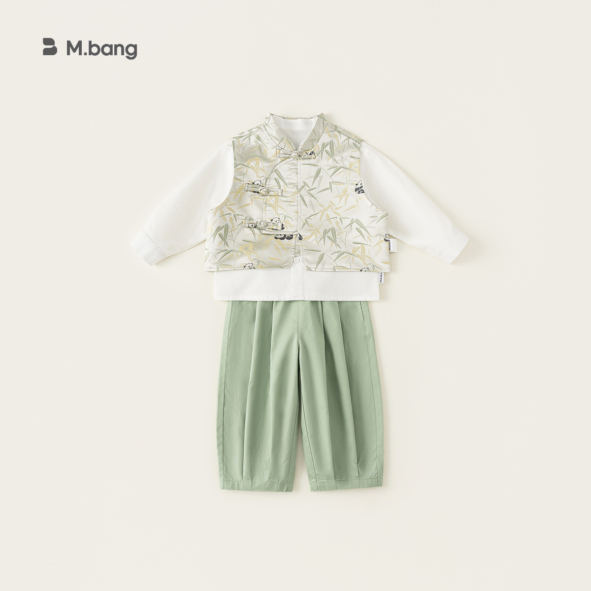 Youbao ropa para niños traje Hanfu para niños 2025 nuevo traje Tang de primavera y otoño para niños estilo nacional nuevo chaleco chino traje de tres piezas