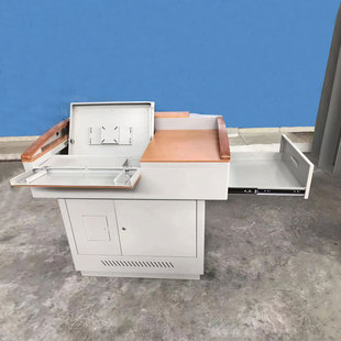 Office Furniture Multimedia Podium Classroom Teacher Podium with Flip Podium Teaching Book Lecture Table