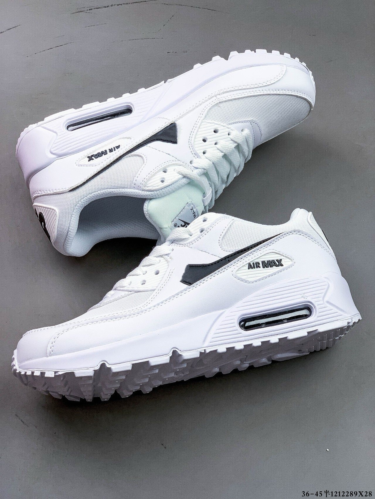 White and black mesh 36-46 / 36