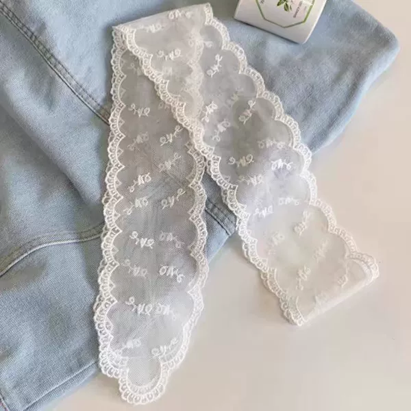 White letter