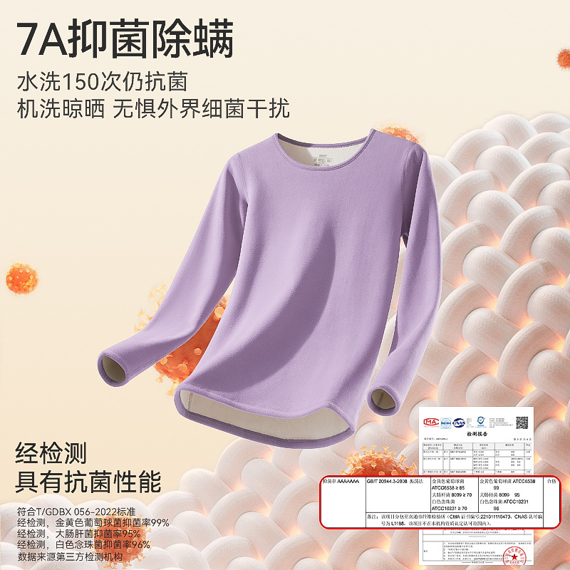 Ropa interior térmica de otoño e invierno para mujer engrosamiento y calentamiento de terciopelo con ropa abrigada de lana de cordero ropa abrigada Northeast ropa de otoño pantalones largos traje de mujer