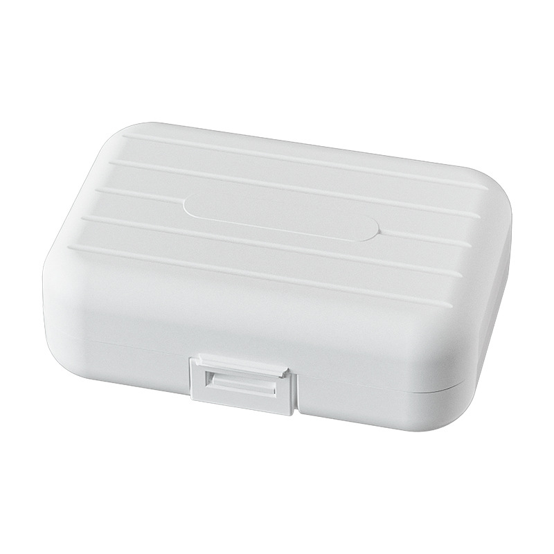 Caja de liberación de medicamentos portátiles, caja de almacenamiento dividida, tabletas selladas, caja de liberación dividida, tres comidas al día durante siete días.