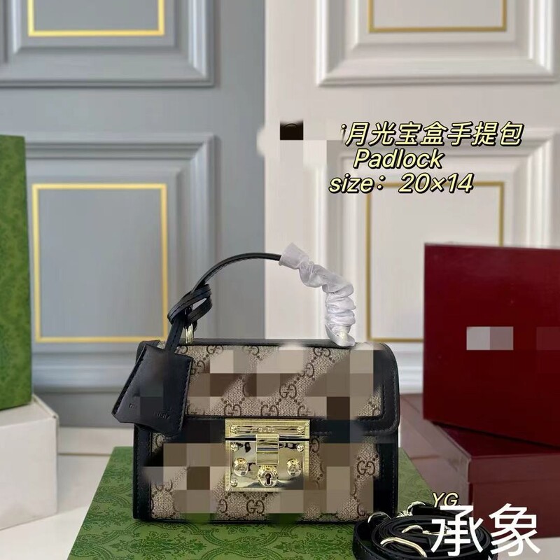 New Single Shoulder Crossbody Presbyopic Gucci Handheld Crossbody Shoulder Bag Is Exquisite, Compact and High-End