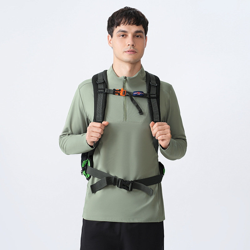 Lulu Same Style Spring Half-Zip Outdoor Warm Sports Casual Long-Sleeved Men's Quick-Drying Work Clothing Long-Sleeved T-Shirt Lulu Same Style Spring Half-Zip Outdoor Warm Sports Casual Long-Sleeved Men's Quick-Drying Work Clothing Long-Sleeved T-Shirt