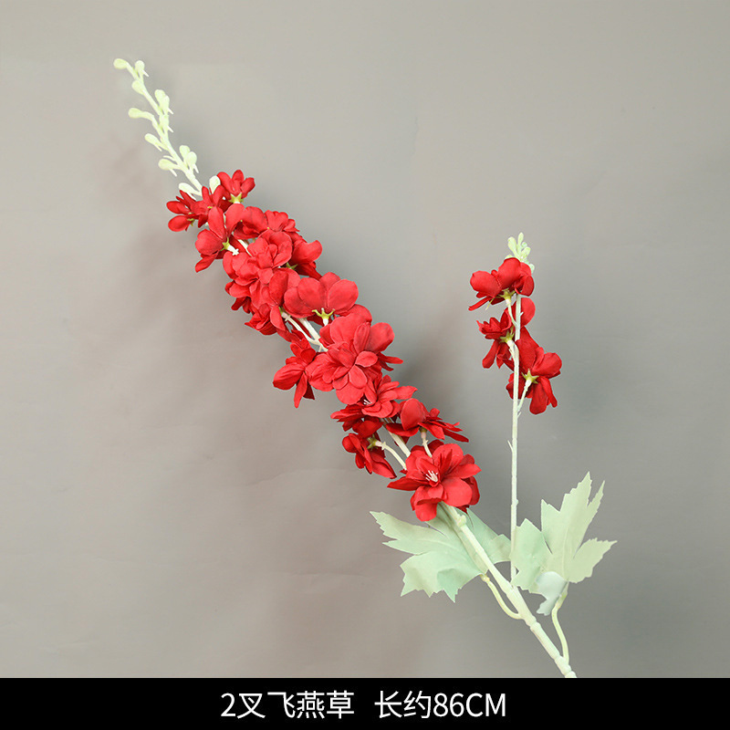 红色仿真花婚礼婚庆场地场景布置道具仿真花束花艺装饰花假花批发|undefined