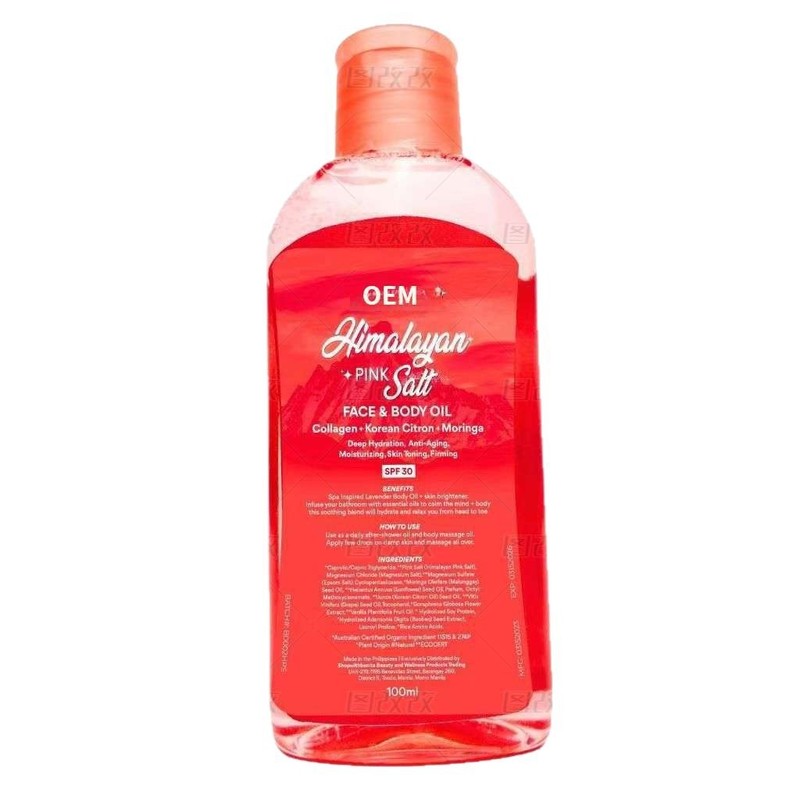 クロスボーダー BONITA ヒマラヤ ピンク ソルト フェイス & ボディ オイル SPF30 UVA 100ml|undefined