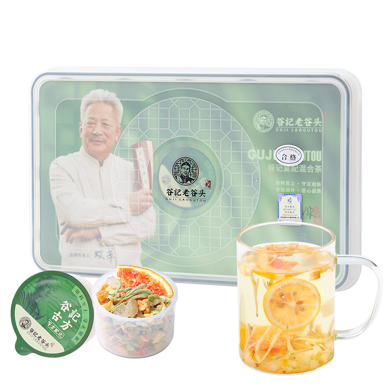 Honeysuckle Grapefruit Pomelo Pear Lemon Herbal Fruit Tea Blend 300g 30 Jars preparation