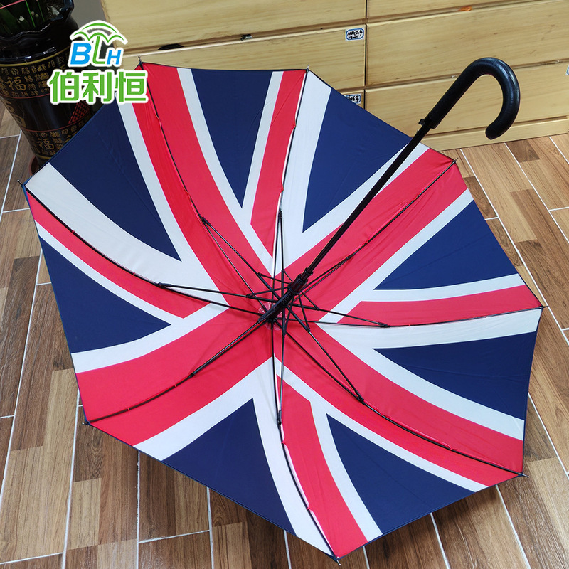 Double cloth jigsaw puzzle umbrella British flag umbrella Shenzhen Guangzhou umbrella manufacturers foreign trade export umbrella company
