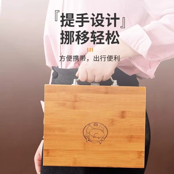 Mini Mahjong, popular among internet celebrities, suitable for outdoor camping, dorms, home use, and travel; portable, hand-cranked mahjong set in a MINI mahjong box