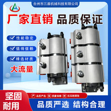 液压同步马达液压油缸双向升降分流阀同步器一进二出液压油缸SD06