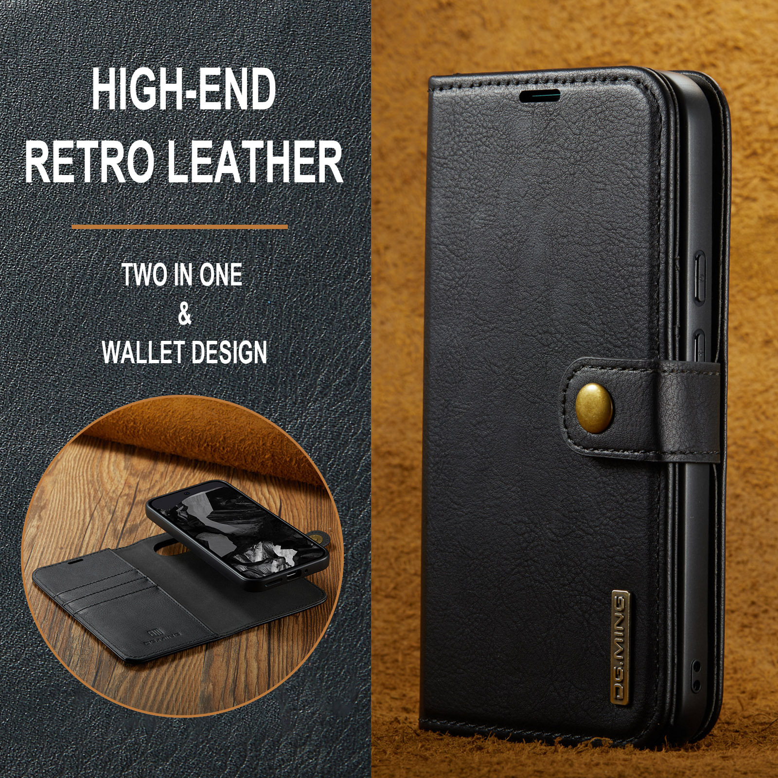 Zwei-in-Eins-Gehäuse für Google Pixel 9 Pro XL Pixel 9 Pro Magnetgehäuse_voghion.com