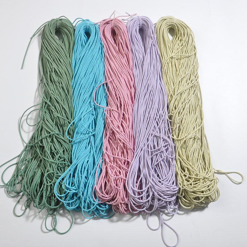 Hair accessories for hair circle spiral twisted elastic hair ties 2.5-3.0mm high elasticity DIY raw materials