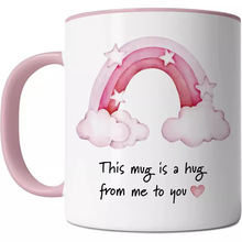 Rainbow�ʺ��մɿ������˱���This Mug Is A Hug From Me To You