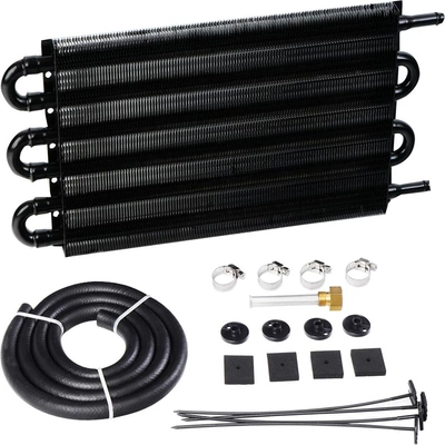 for automobile modification parts air: car radiator - 6-rows-of-black-condensation-tubes