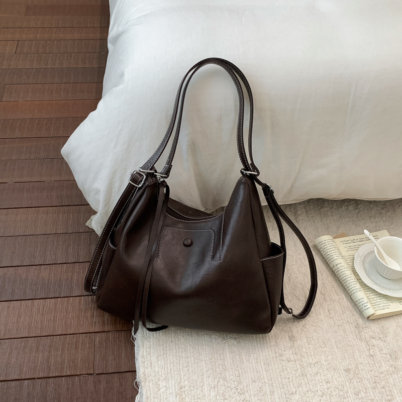 Una bolsa multipropósito de gran capacidad para mujeres 2026 nueva moda simple mochila de hombro de viaje bolsa de ocio